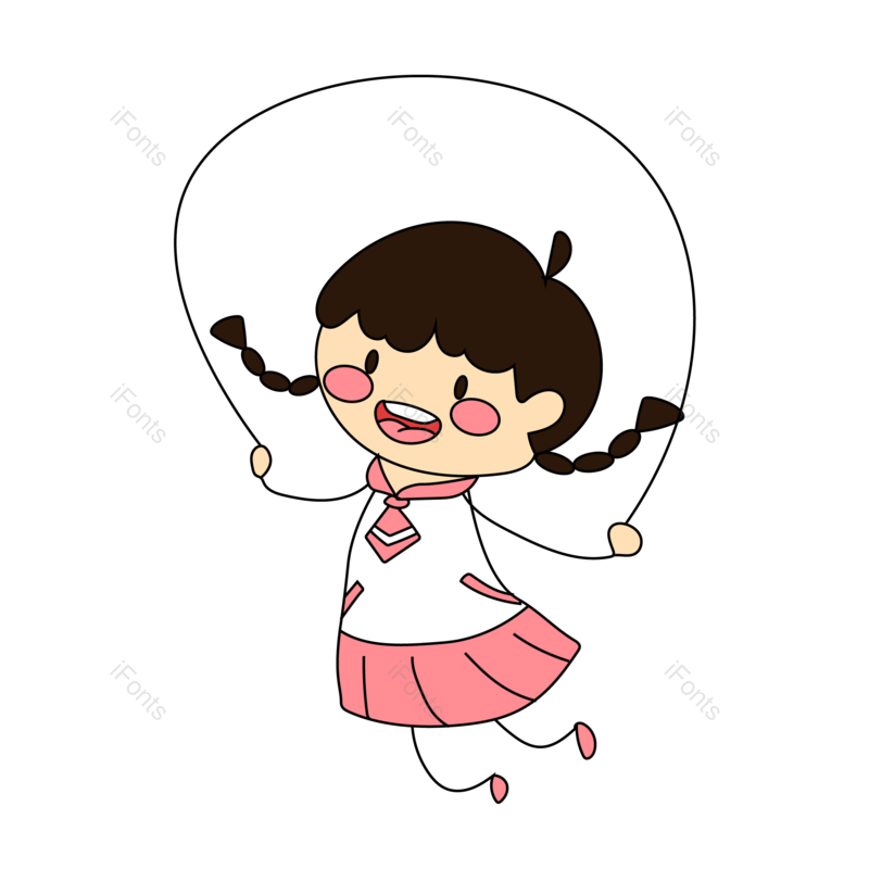 简笔画图片,小孩元素,PNG,免抠素材